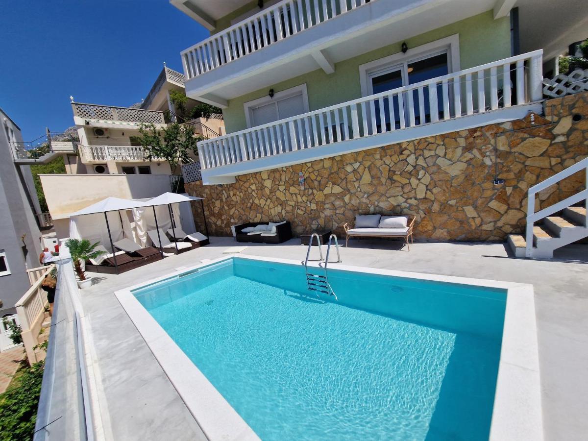 צלינה Big Panorama Villa, For 21 Person In Omis מראה חיצוני תמונה