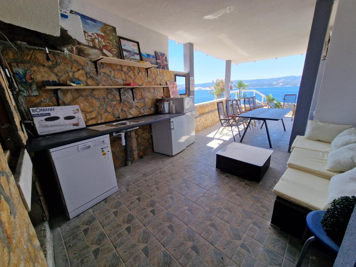 צלינה Big Panorama Villa, For 21 Person In Omis מראה חיצוני תמונה