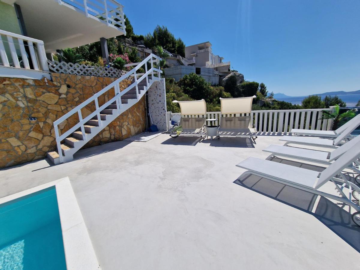 צלינה Big Panorama Villa, For 21 Person In Omis מראה חיצוני תמונה
