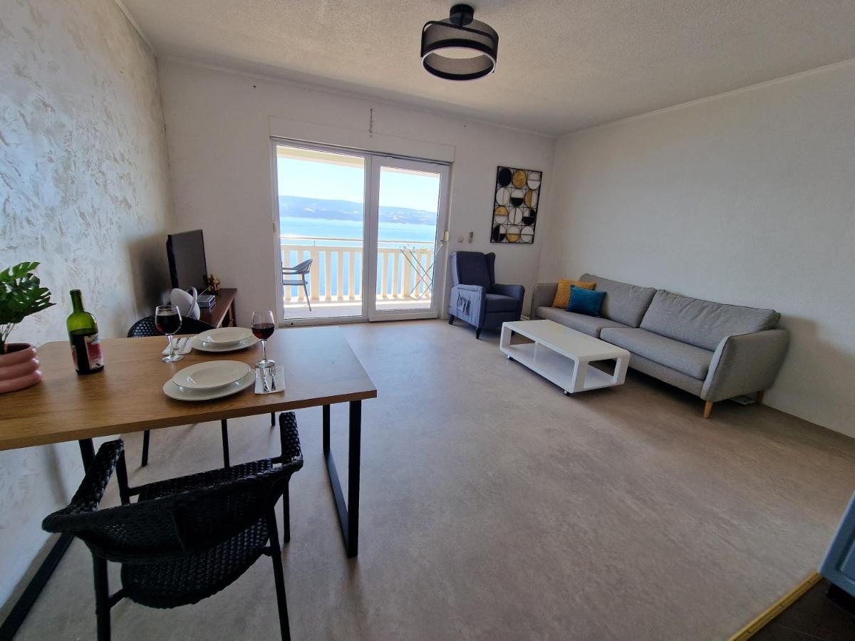 צלינה Big Panorama Villa, For 21 Person In Omis מראה חיצוני תמונה